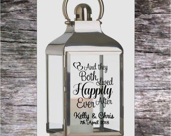 Lantern sticker for memorial remembrance personalised wedding lantern(STICKER ONLY)