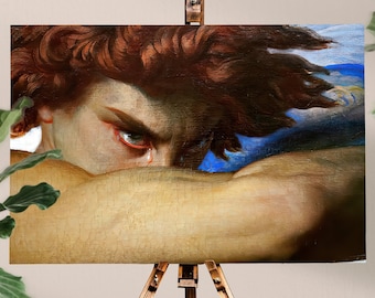 PRINTED Fallen Angel – Alexandre Cabanel | Classical Art | Classic