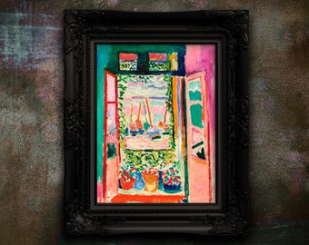 Matisse Open Window Collioure Print – Matte Art Poster