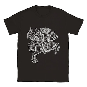Witch & Devil Medieval Art T-Shirt: Occult Unisex Tee