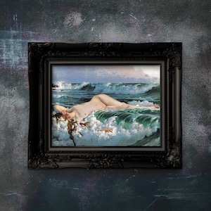 The Birth of Venus Print - Remastered Art Poster by Adolf Hiremy Hirschl - Premium Matte Quality