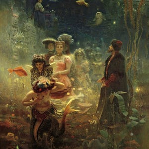 Ilya Repin Sadko Art Print - Russian Folklore Matte Poster - Etsy