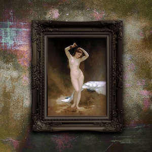 William Adolphe Bouguereau Bather Art Print. Bouguereau Print. Painting. Wall Art. Wall Decor. Unframed. No white border. Remastered