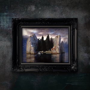 Arnold Böcklin Island of the Dead Art Print - Premium Matte Paper Poster