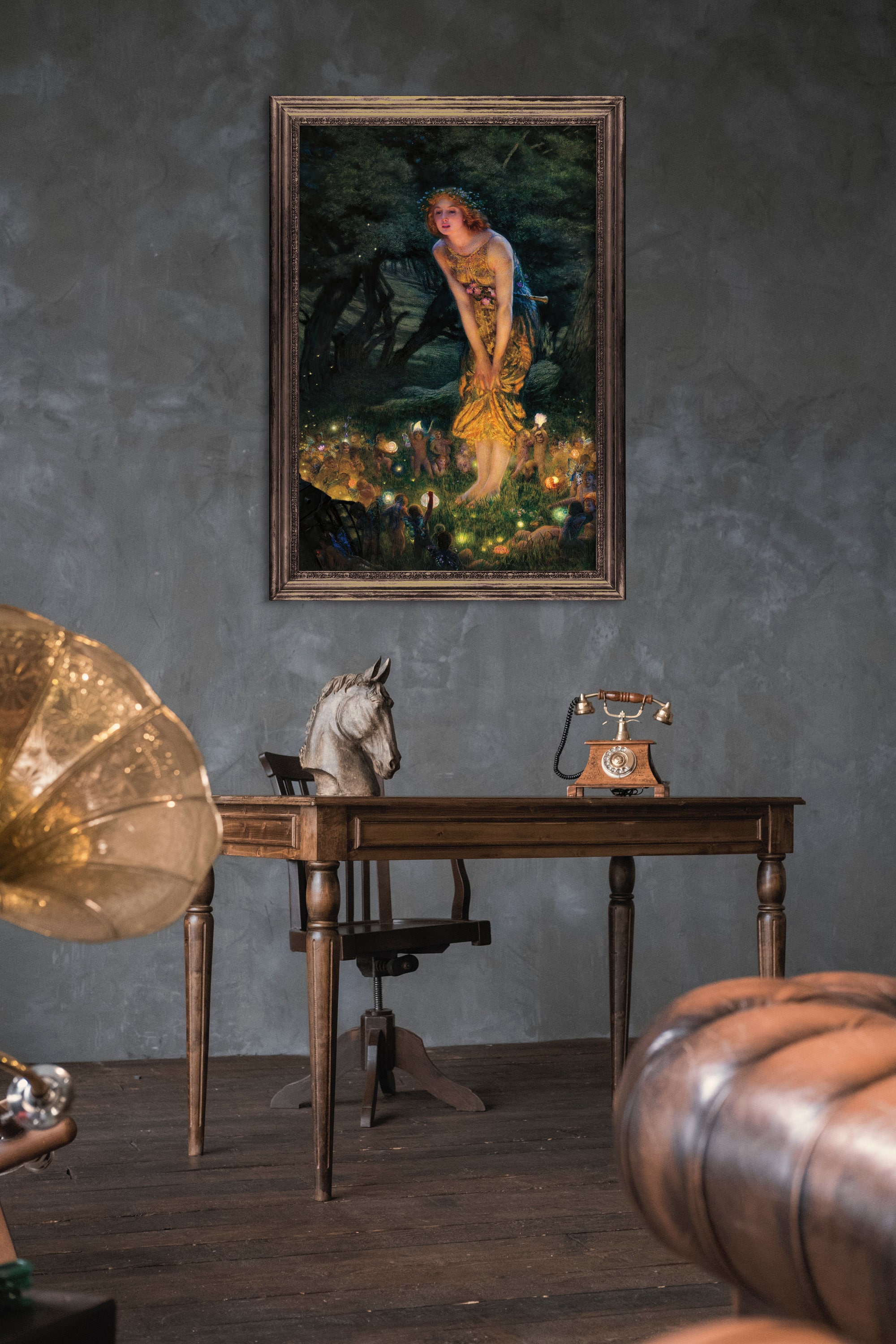 Lámina artística de Hada de la víspera de solsticio de verano: Póster de  fantasía de Edward Robert Hughes - Etsy México, image size:2000x3000