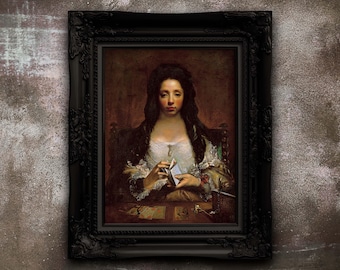 Fortune Teller Art Print – Vintage Occult Home Decor