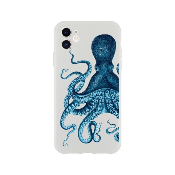 Blue Octopus iPhone Case: Clear TPU, Scratch-resistant - Etsy Israel