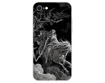 Death On The Pale Horse by Gustave Doré. Flexi phone  case design for iPhone and Samsung.