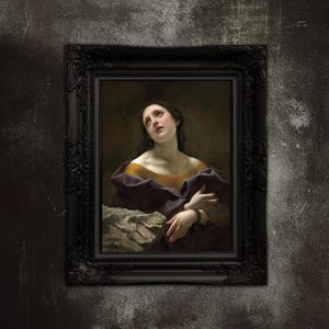 Carlo Dolci's Allegory of Patience Poster - Premium Matte Paper Art Print - Unframed Wall Decor