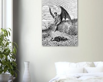 Der Gefallene Engel" Von Art Couture Als Wandbild Oder Poster