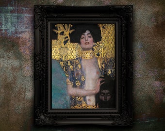 Gustav Klimt Judith Art Print - Iconic Masterpiece Reproduction | Premium Matte Paper Poster | Wall Art Gift