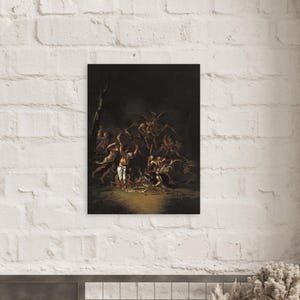 Pôster Salvator Rosa Witches Sabbath | Arte Oculta Gótica Sombria | Papel Fosco Premium | Decoração para Casa imagem 18