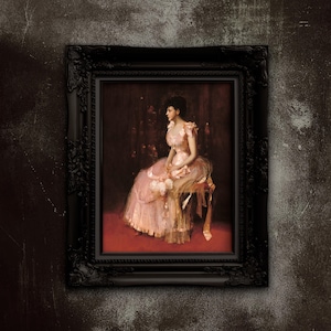 Lady in Pink Print - William Merritt Chase Poster | Premium Matte Art Print