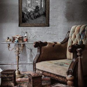 Gustave Dore Satan i rådet Konsttryck | Mörkt ockult Paradise Lost Väggdekor | Gotisk mytologisk gravyr Matt Poster | Dark Academia bild 10