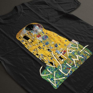 The Kiss Shirt - Gustav Klimt Art - Art History Clothing - Unisex Classic Tee