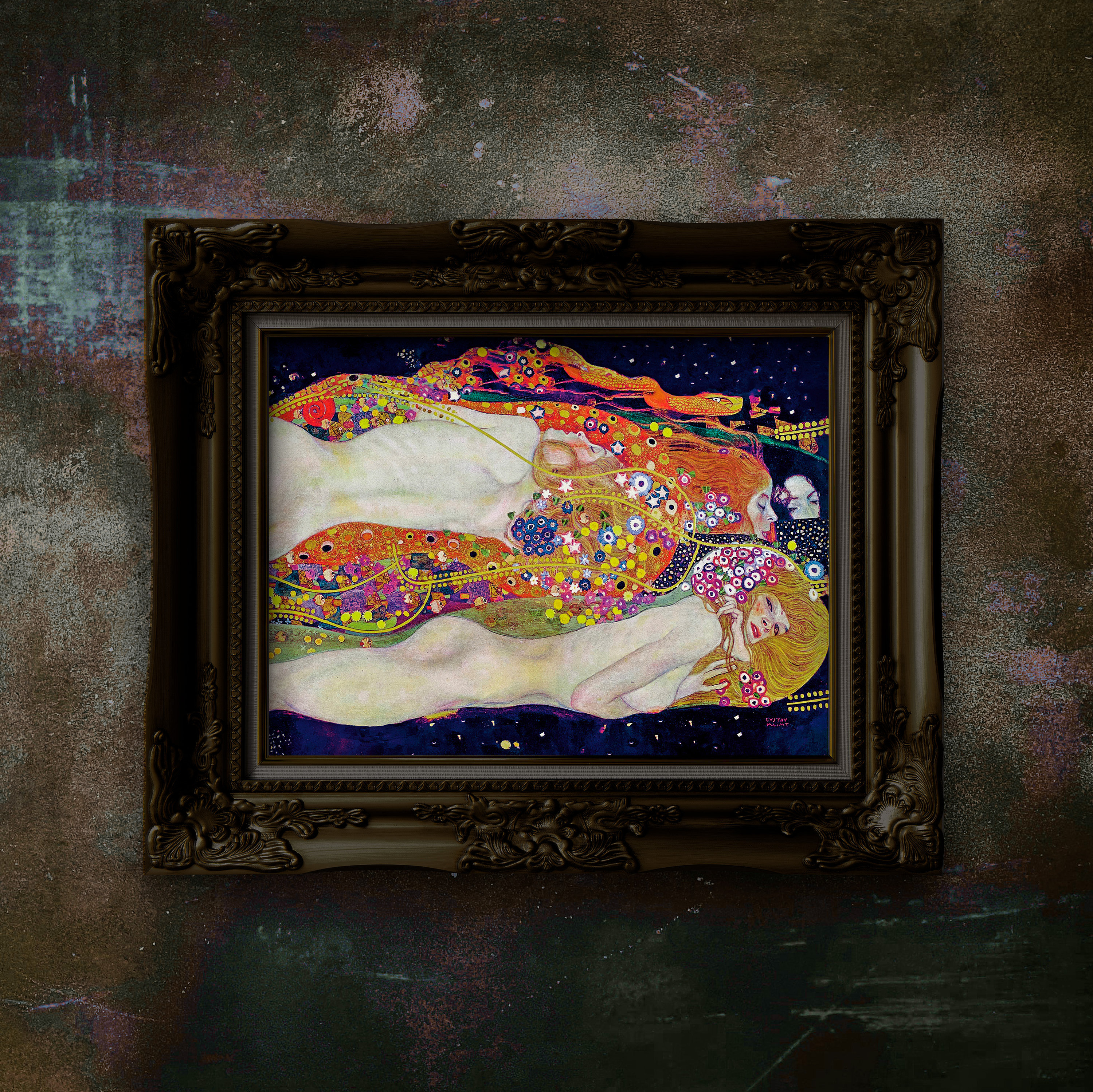 Gustav Klimt - Water Serpents II Matte Art Poster - Unframed - Etsy