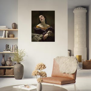 Carlo Dolci's Allegory of Patience Poster - Premium Matte Paper Art Print - Unframed Wall Decor