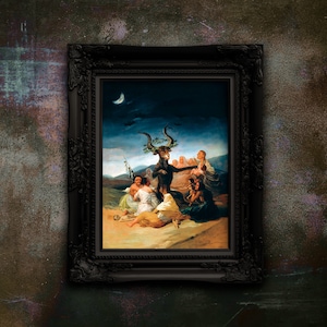 Goya Witches&#39; Sabbath Print: Digitally Remastered Matte Poster