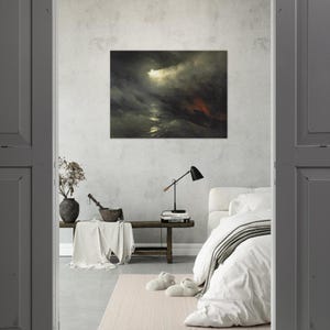 Ivan Aivazovsky Creation of the World Poster | Dark Romantic Seascape | Premium Matte Art Print