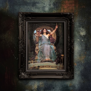 Waterhouse Print Circe Offering. Occult Witch Poster Painting. Pre Raphaelite Art. Greek Myth Art Print Unframed No white border. Remastered