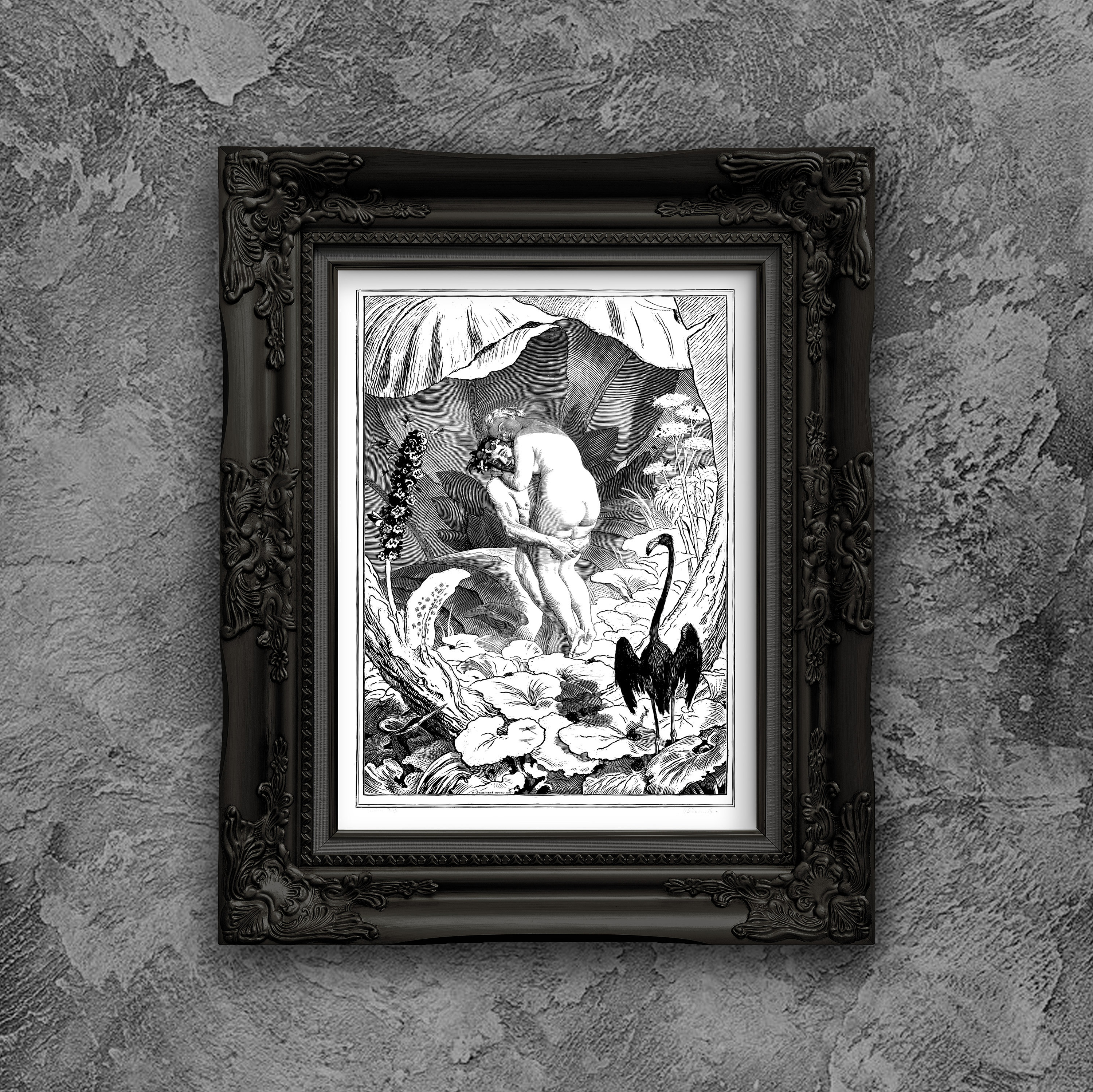 マックス・シュヴァビンスキー「アブダクション」アートプリント: リ