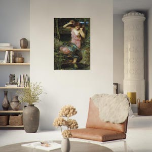 Lámina artística de Lamia de Waterhouse: póster de papel mate místico imagen 3
