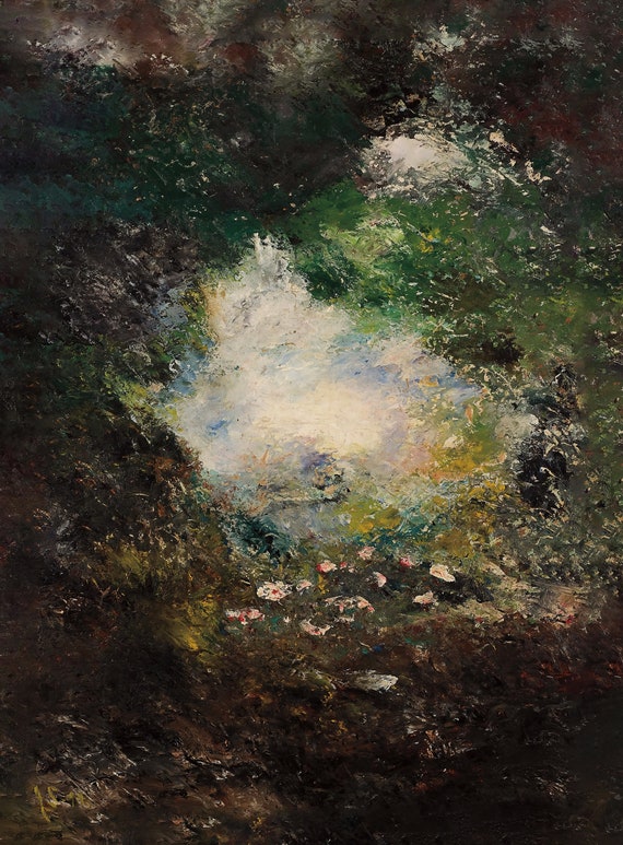 アウグスト・ストリンドベリの風景画「ワンダーランド」複製版画