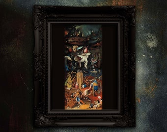 Hieronymus Bosch Helvetetryck, Jordnära fröjder Poster