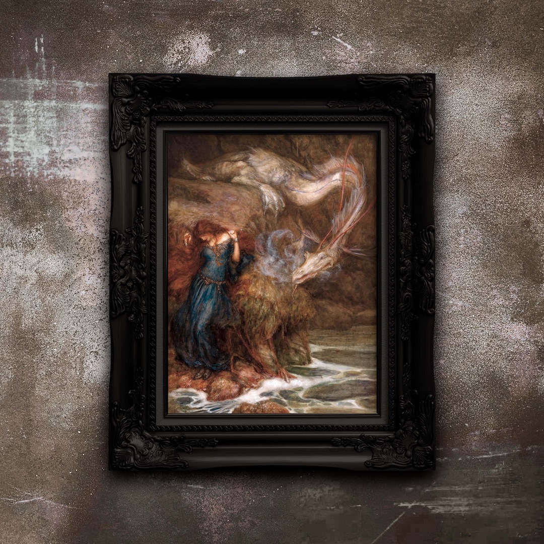 Arthur Rackham Andromeda Art Print - Fantasy Matte Poster - Etsy