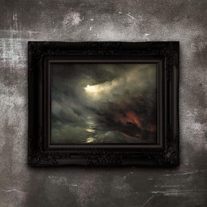 Ivan Aivazovsky Creation of the World Poster | Dark Romantic Seascape | Premium Matte Art Print