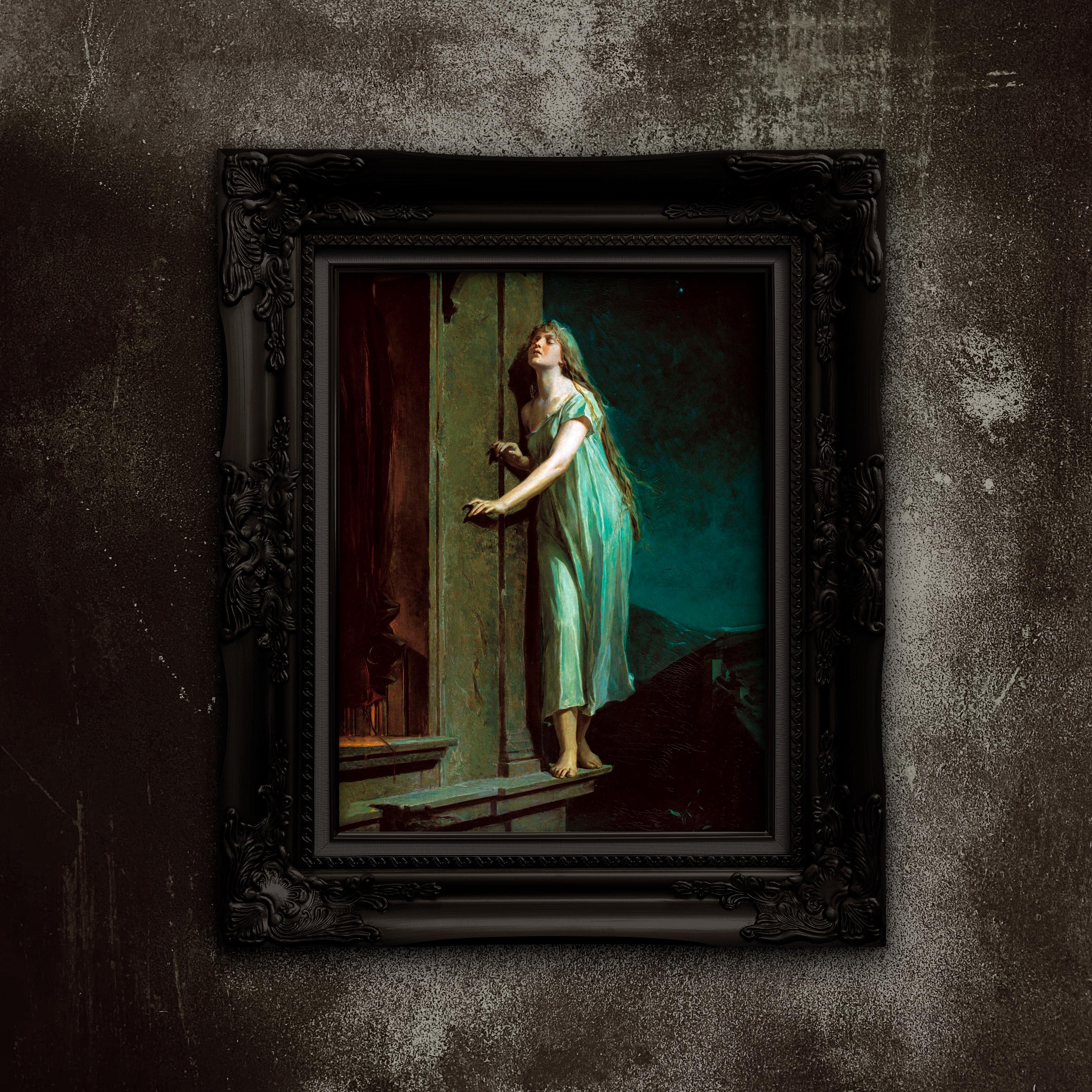 Somnambulant - Dark Gothic Romantic Art Print by Max Pirner