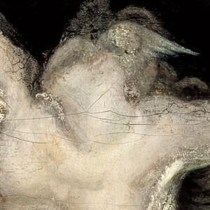 Satan & Death Occult Art Print | Goth Fantasy Poster | Vintage Satanic Wall Art Gift | John Henry Fuseli Print | Dark Academia Decor