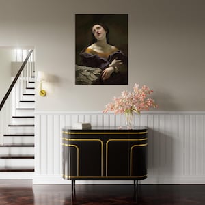 Carlo Dolci's Allegory of Patience Poster - Premium Matte Paper Art Print - Unframed Wall Decor
