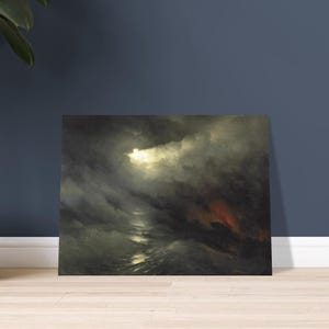 Ivan Aivazovsky Creation of the World Poster | Dark Romantic Seascape | Premium Matte Art Print