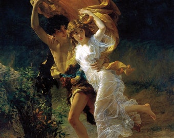 The Storm by Pierre-auguste Cot. College Dorm Decoration. Modern