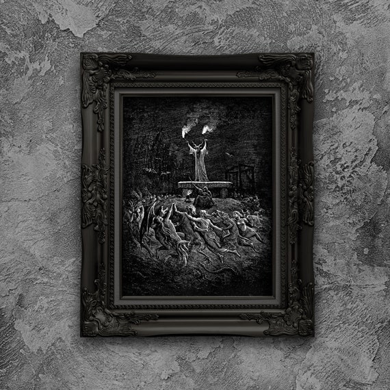Gustave Dore Sabbath Print: Macabre Art, Digitally Remastered