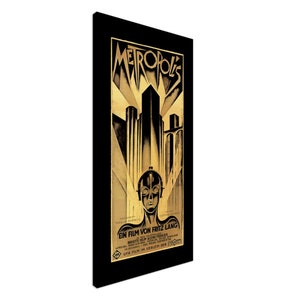 Fritz Lang Metropolis Canvas Print - Vintage Sci-Fi Movie Poster - Digitally Remastered - Unframed