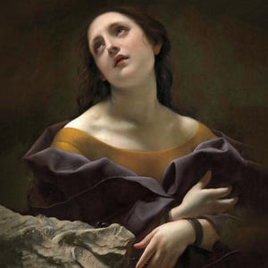 Carlo Dolci's Allegory of Patience Poster - Premium Matte Paper Art Print - Unframed Wall Decor