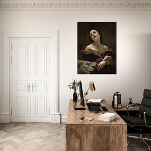 Carlo Dolci's Allegory of Patience Poster - Premium Matte Paper Art Print - Unframed Wall Decor