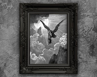 Gustave Dore: Dante and the Eagle - Remastered Matte Paper Poster