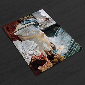 Rolla by Henri Gervex - Romantic Couple Art Print on Premium Matte Paper. Unframed