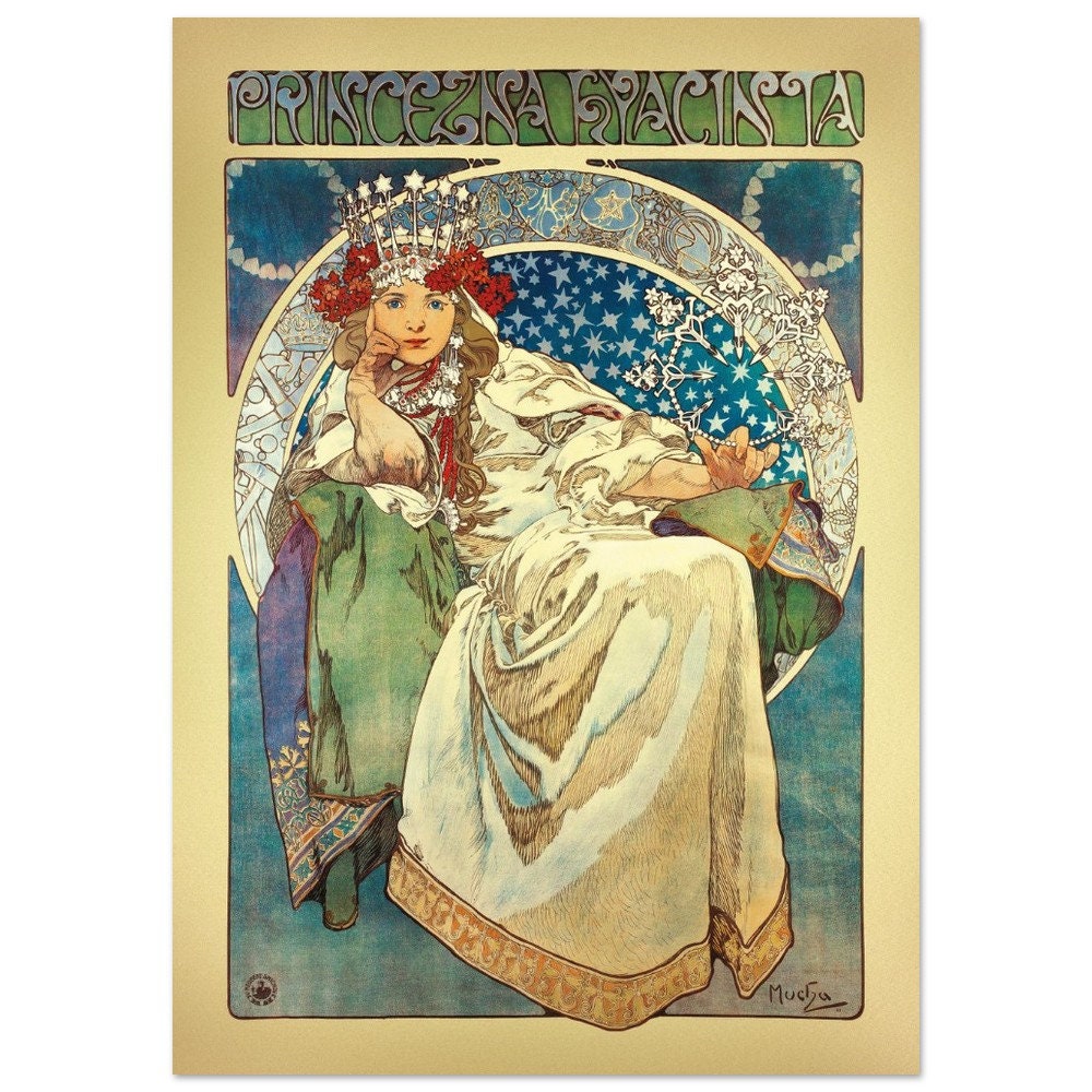 アルフォンス・ミュシャ、Alphonse Mucha、【ヒヤシンス姫】 Amazon.co.jp: Alphonse Muchaアルフォンス・ミュシャ画家が作る