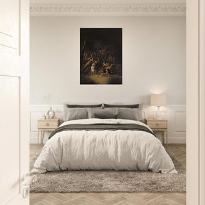 Pôster Salvator Rosa Witches Sabbath | Arte Oculta Gótica Sombria | Papel Fosco Premium | Decoração para Casa imagem 16