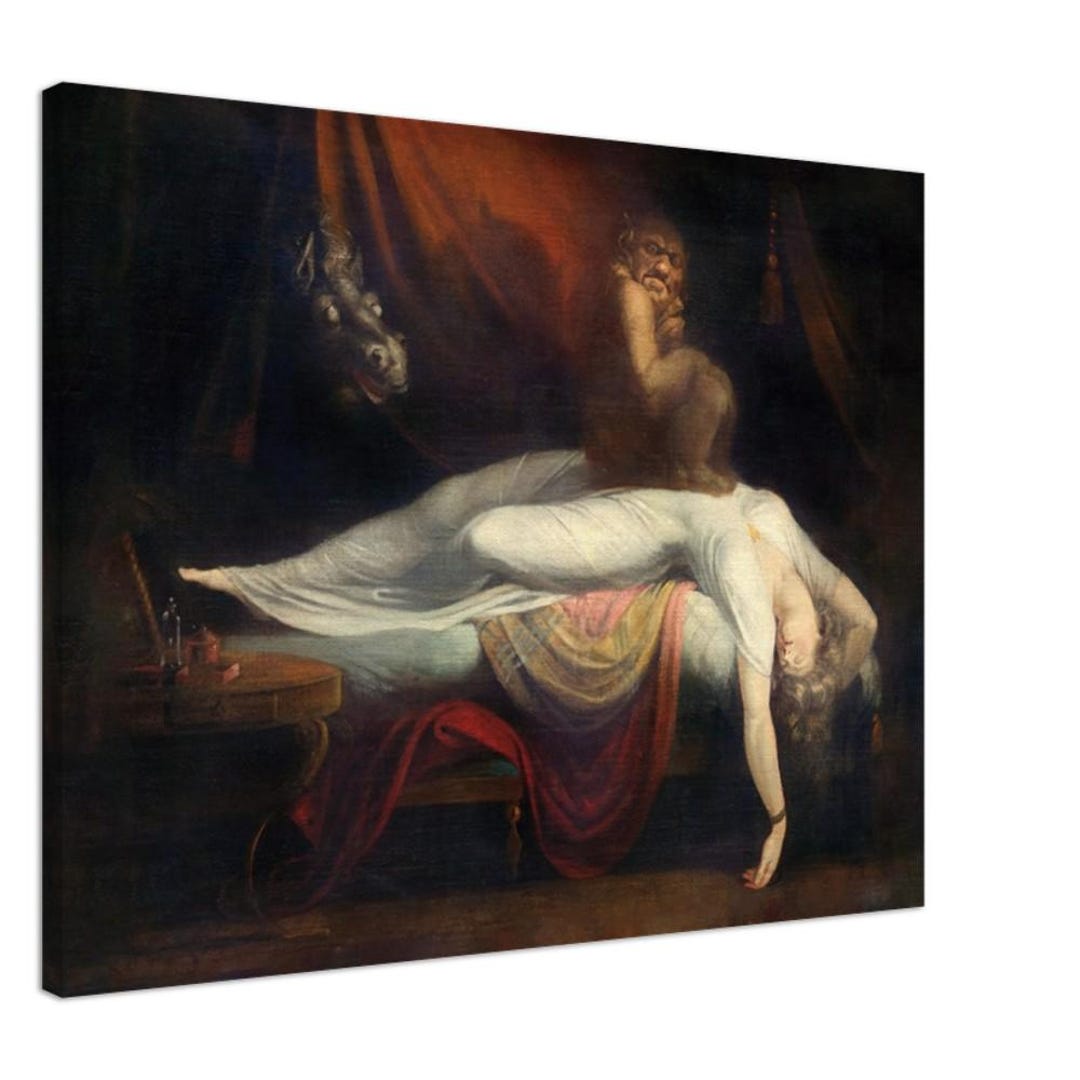 Henry Fuseli the Nightmare 1781 Fantasy Art Print. Old Master Goth ...