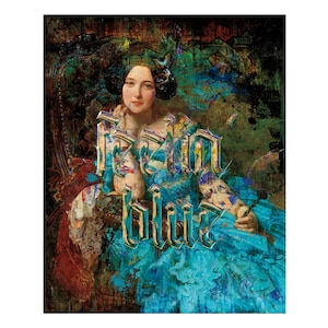 Je me sens bleu. Impression d'art retouchée, peinture retouchée, portrait d'art retouché, art retouché, retouche d'art, peinture à l'huile vintage