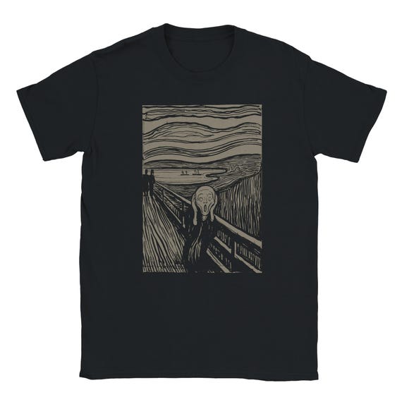 エドヴァルド・ムンク「叫び」Tシャツ｜クラシックアート愛好家向け 