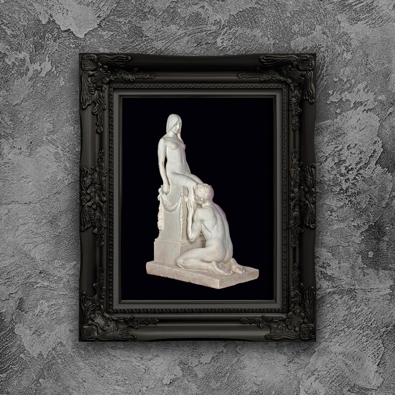 Stephan Sinding Adoration Print, Fine Art Poster on Matte Paper image 1