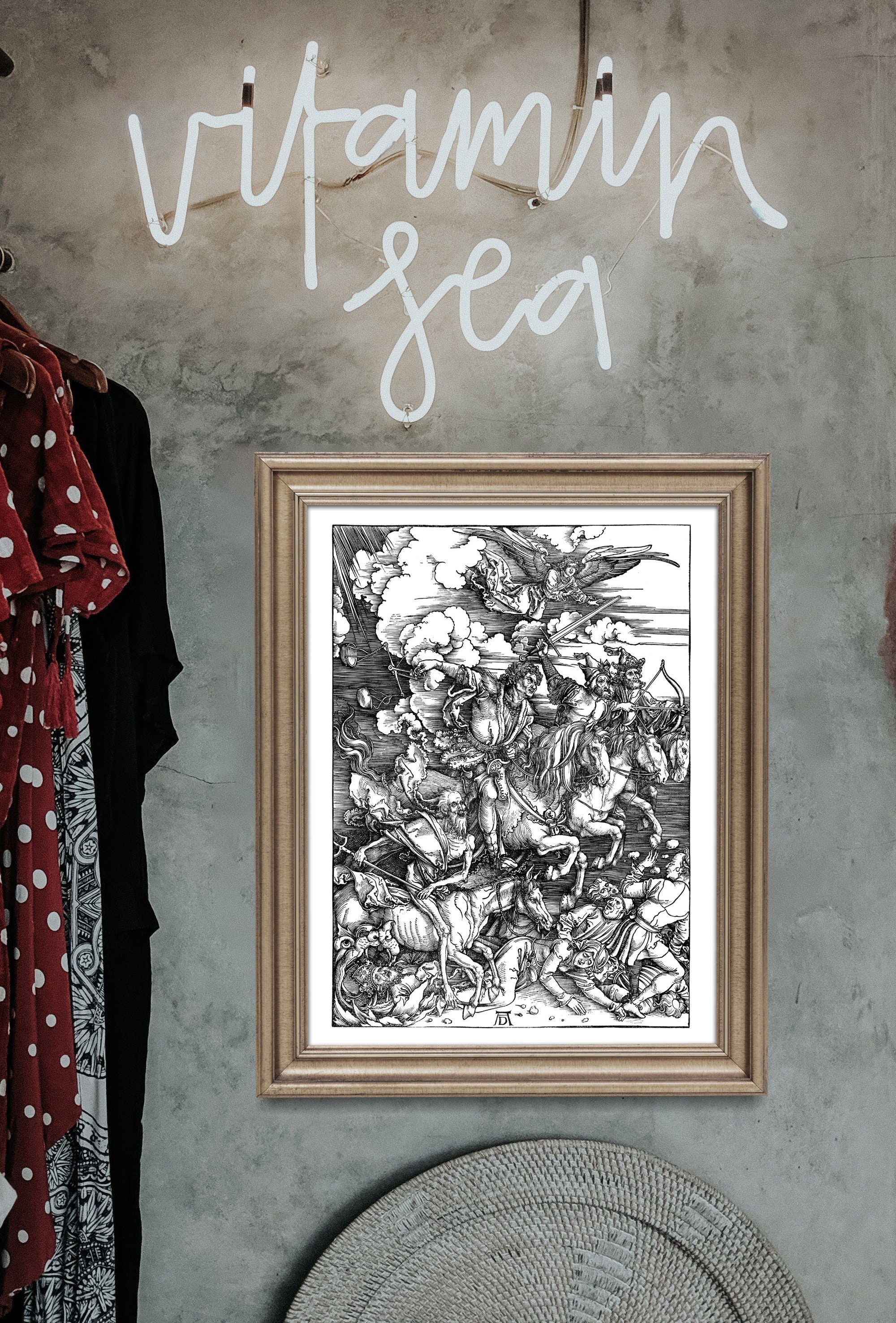 アルブレヒト・デューラー：黙示録の四騎士、ルネサンス木版画 - Etsy 日本