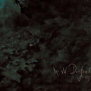 The Fairy Dance  - Dark Art Print by Karl Wilhelm Diefenbach - Premium Matte Paper Print