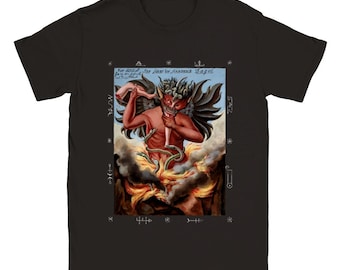 Der Herr der Finsternis von Anonymous. Luzifer-t-Shirt. Okkultes Shirt. Klassisches Unisex T-Shirt mit Rundhalsausschnitt